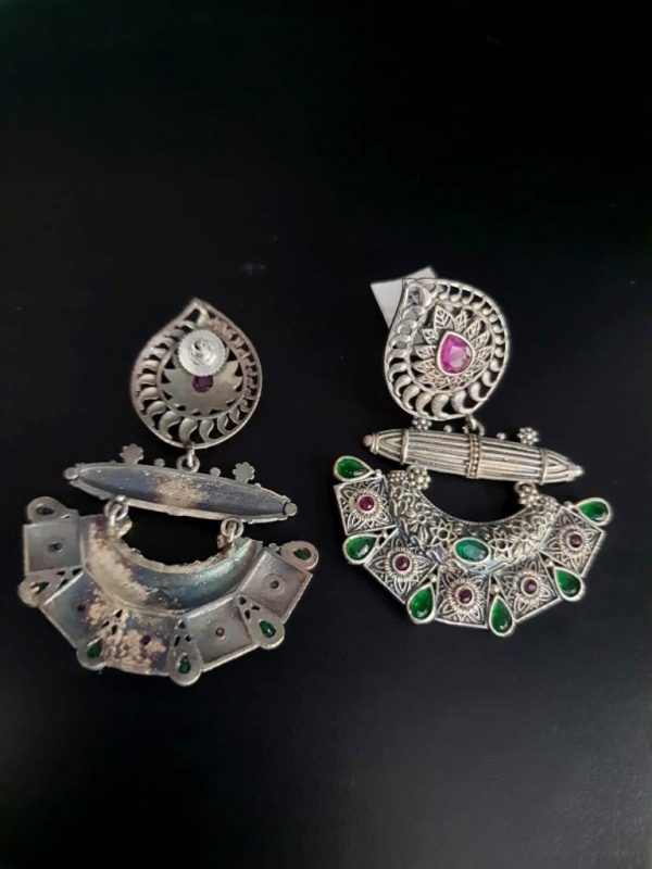 German Silver Traditional Earrings.