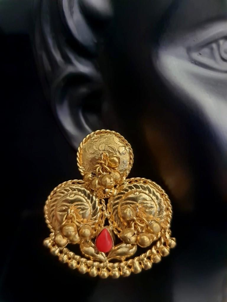 Gold Plated Ghunghuru Earrings.