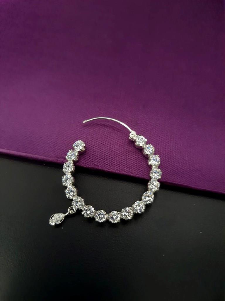 CZ Diamond Nath Nose Ring.