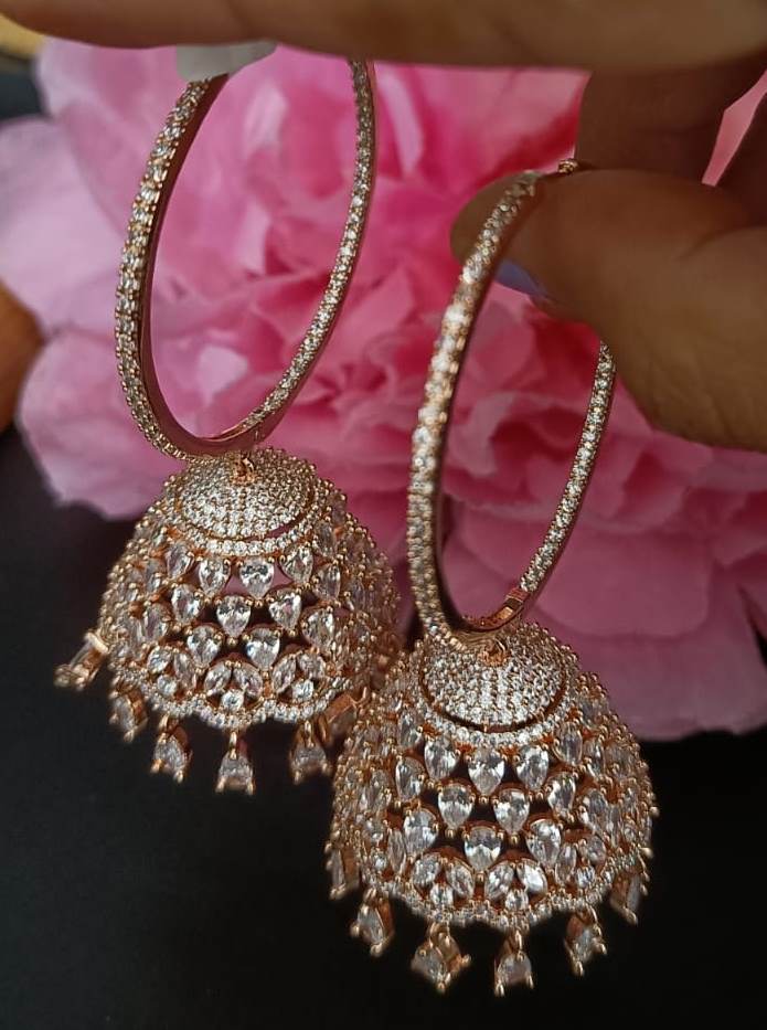 Long Bali Jhumka Earing.