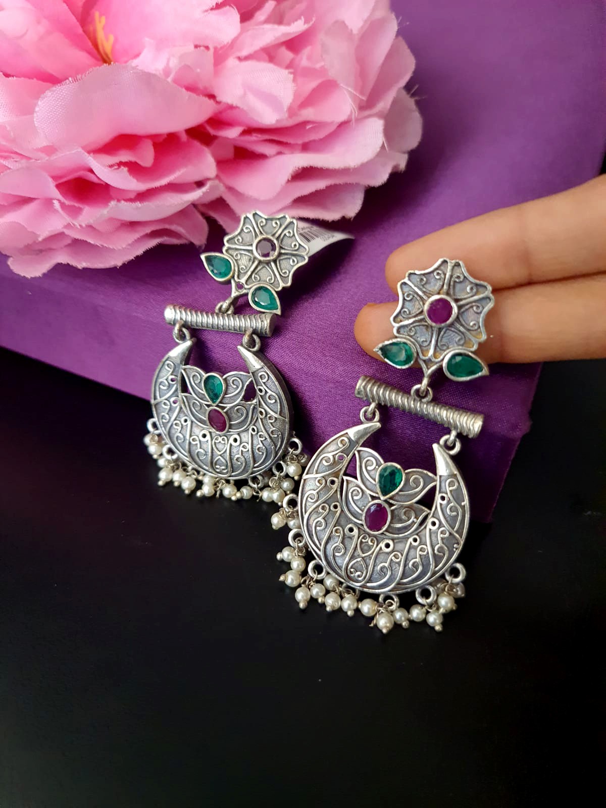 Traditional Designer Oxidize Earrings