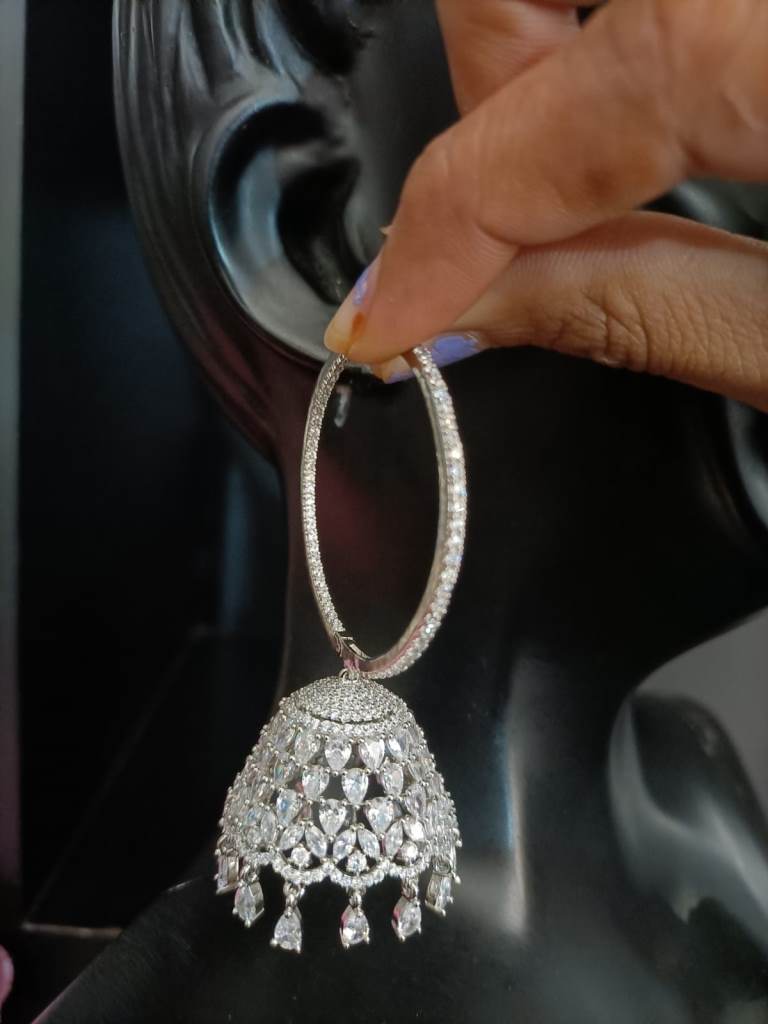 Long Bali Jhumka Earing.