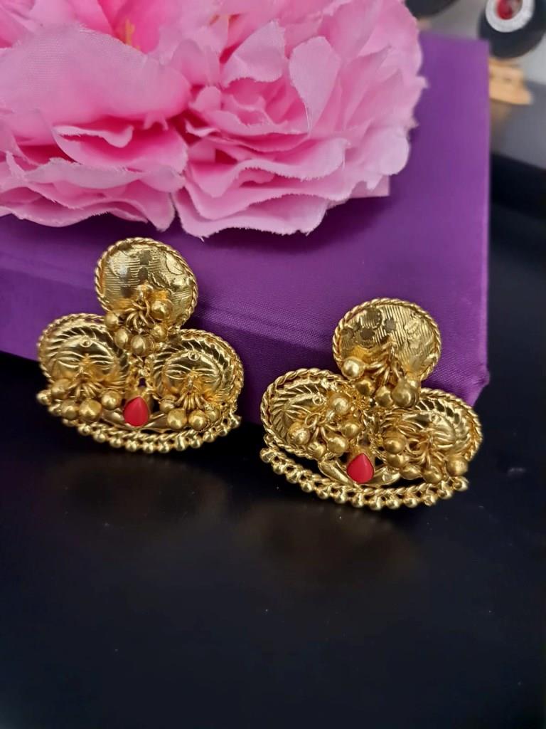 Gold Plated Ghunghuru Earrings.