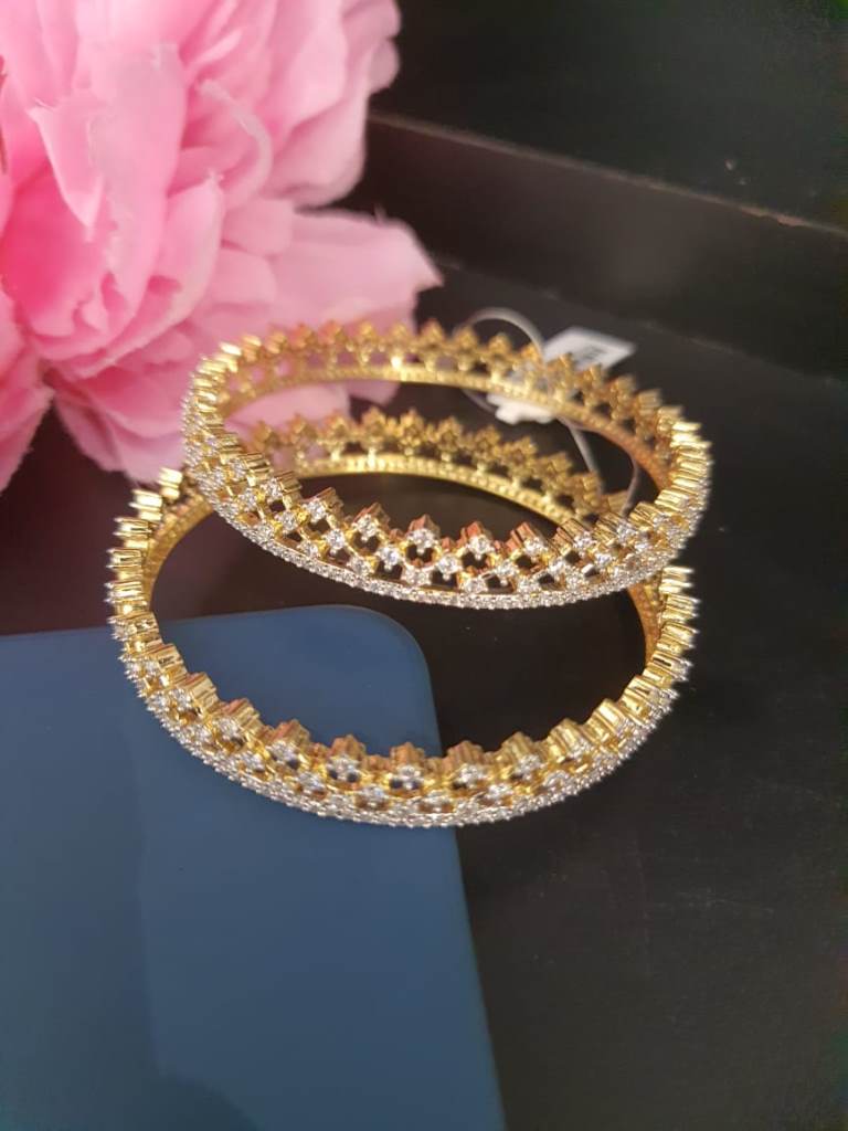 Dual Tone Bangles.