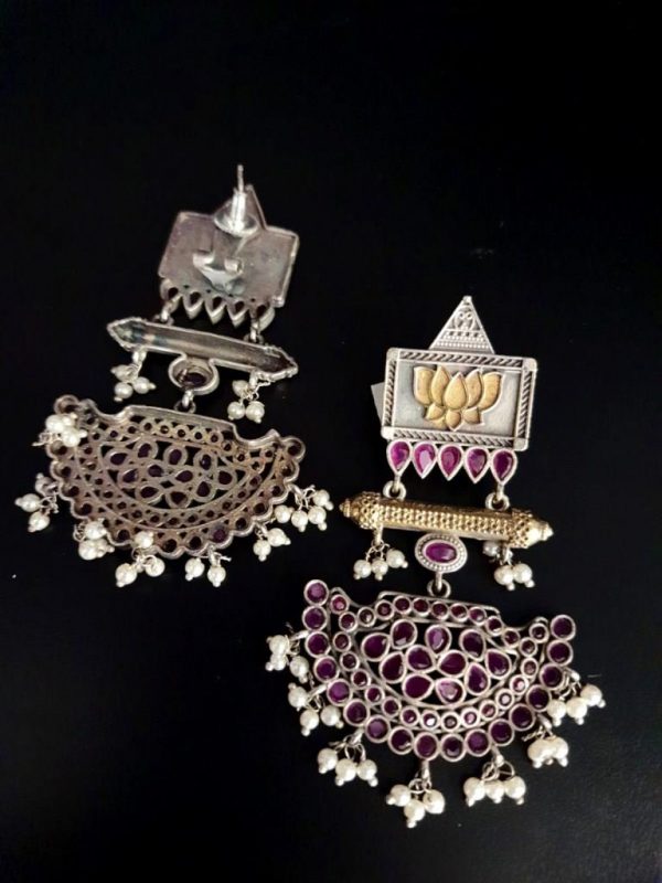 Designer Traditiona Oxidize With Ruby Stone.