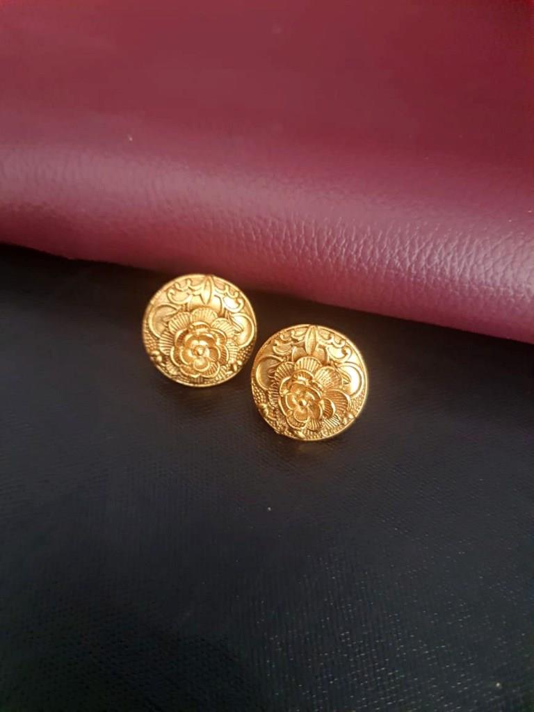 One Gram Gold Plated Studs Earrings.