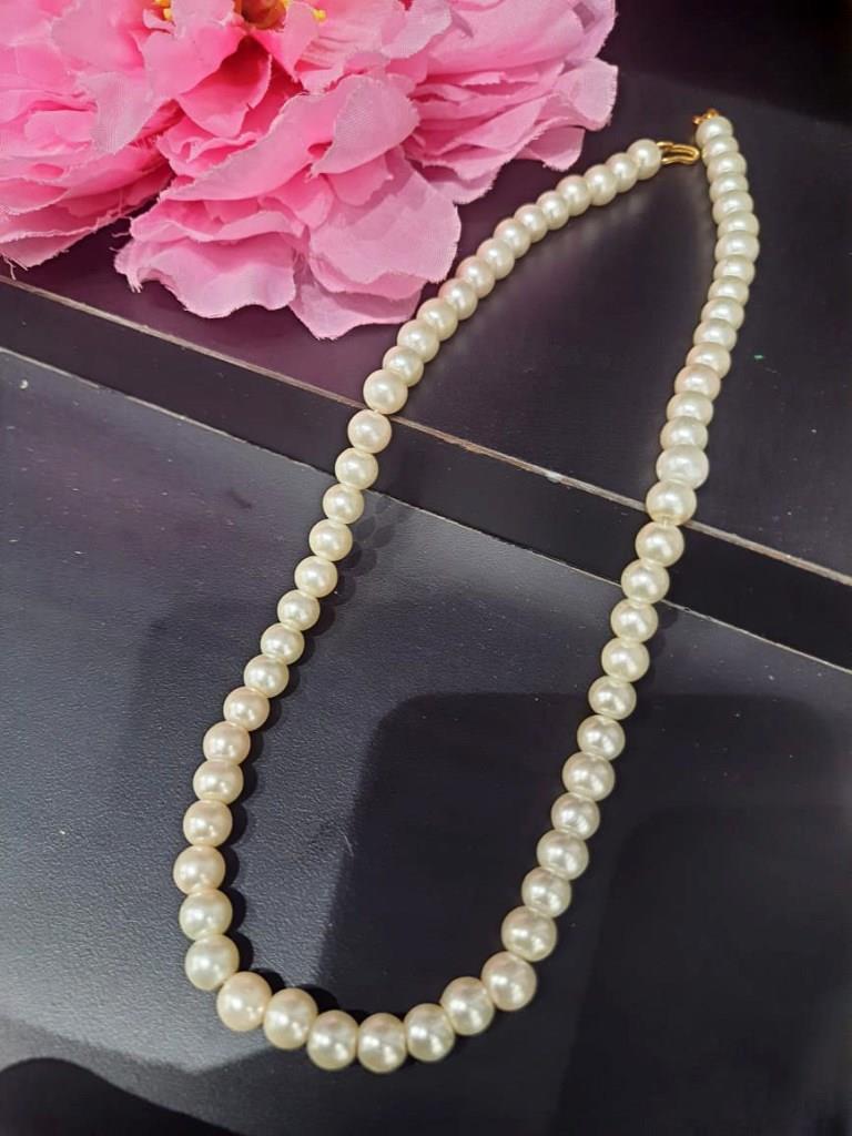 Bulky Creamy Pearl Handmade Mala.